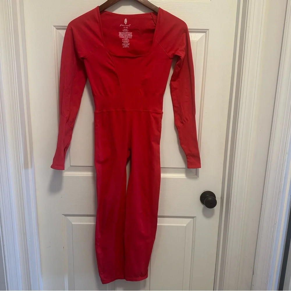 FP Movement by Free People Red Jumpsuit - Picture 3 of 6